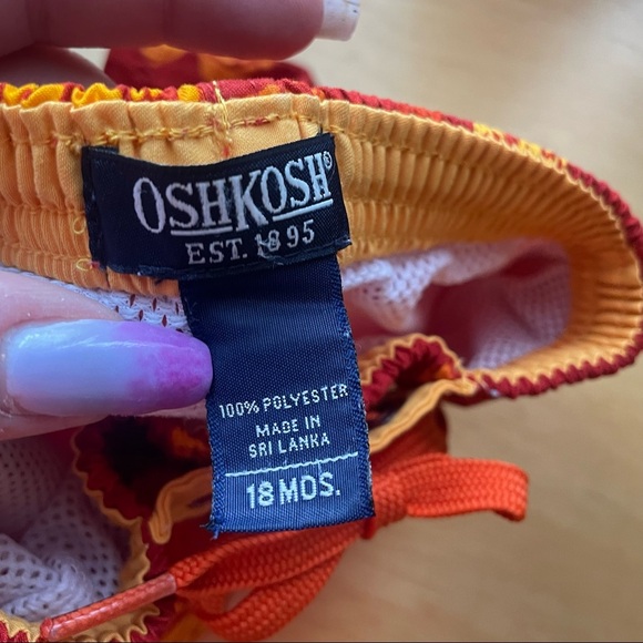 Oshkosh 18 month turtle swim trunks - Picture 3 of 4